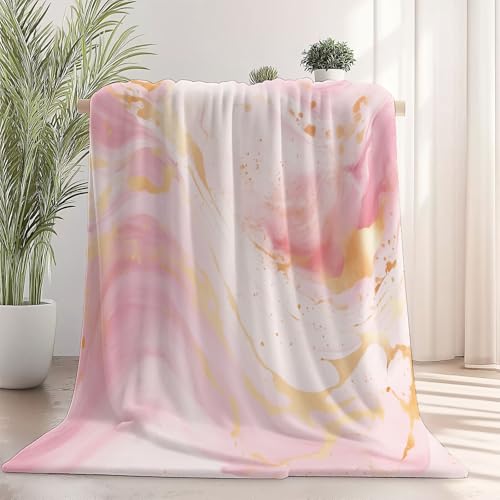 Generisch Weiche Kuscheldecke 100 x 130 cm fürs Kinderbett, Abstrakt Retro Marmorlinien Thema Kuscheldecke Leichter Plüschstoff für Sofa Couch Schlafzimmer Wohnzi - Rosa Generisch Weiche Kuscheldecke 100 x 130 cm fürs Kinderbett, Abstrakt Retro Marmorlinien Thema Kuscheldecke Leichter Plüschstoff für Sofa Couch Schlafzimmer Wohnzi - Rosa von Generisch
