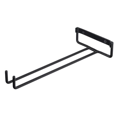 Generisch Weinglas-Aufhänger, Weinglashalter unter dem | Kaffeetassenständer aus Metall - Unterschrank-Becher-Aufbewahrungshalter, Weinglas-Aufhänger für Bar-Küchenschrank von Generisch