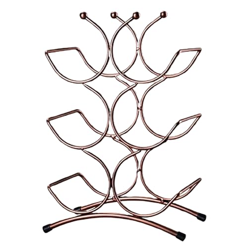 Generisch Weinregal, Weinregal Metall, 6 Flaschen, Perfekt Als Heimdekoration Und Aufbewahrungsregal FüR Die KüChe Usw Generisch Weinregal, Weinregal Metall, 6 Flaschen, Perfekt Als Heimdekoration Und Aufbewahrungsregal FüR Die KüChe Usw von Generisch