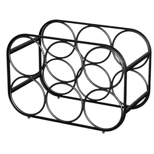 Generisch Weinregal, Weinregal Metall, 6 Flaschen, Perfekt Als Heimdekoration Und Aufbewahrungsregal FüR Die KüChe Usw von Generisch