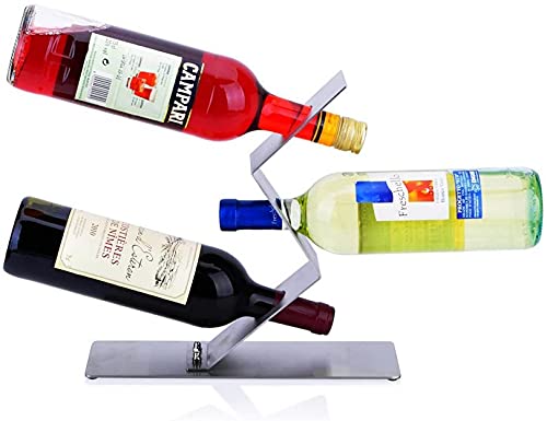 Generisch Weinregal,Holzregale, freistehender Flaschenhalter, Kelchrahmen, Tassenregal, Ornamente (Größe: 43 x 23 x 25 cm) von Generisch