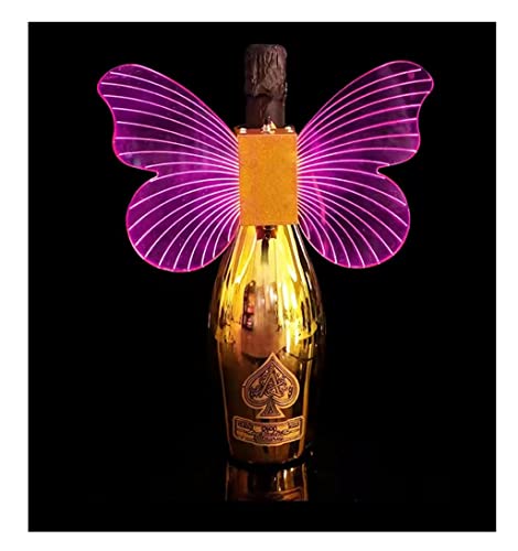 Generisch Weinregal LED-beleuchtete Weinflaschendekoration, flackerndes leuchtendes Bierflaschenregal, Weinflaschen-Glorifier-Präsentator, Champagner-Cocktail-Präsentationsständer für Nachtclub, Bar, von Generisch