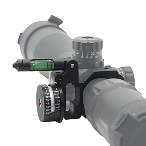 Generisch Winkelanzeige Zielfernrohr Wasserwaage Passend für 25,4 mm / 30 mm Zielfernrohrmontageringe für optisches Zielfernrohr. (Farbe : Left) von Generisch