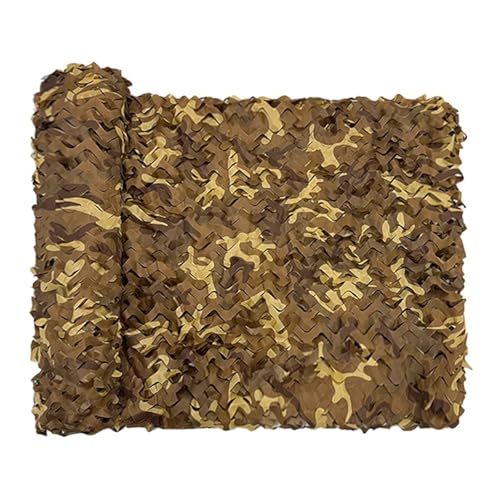 Generisch Woodland Camouflage Netz, Militär Tuch Tarnnetz Sonnenschutz Tarnung Netz für Jagd, Camping, Outdoor, Militär, Sichtschutz & Deko 2x3 4x6 3x3 4x5 6x10 10x10m(14x18 M) von Generisch