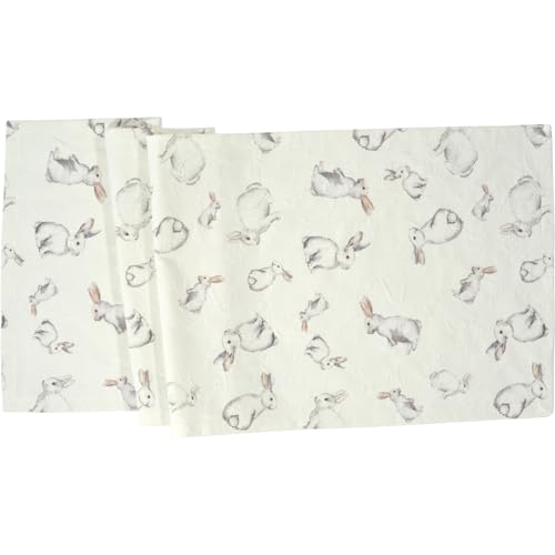 Generisch Wunderschöne Tischläufer Snowball Hase von Sander 40x100 cm Ostern Generisch Wunderschöne Tischläufer Snowball Hase von Sander 40x100 cm Ostern von Generisch