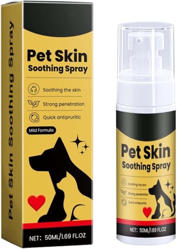 Generisch Zoomie Hundespray, Hautpflegespray für Haustiere, Juckreizlinderungsspray und Hot Spot-Behandlung, lindert Allergien und trockene, juckende Haut (1 Stück) von Generisch
