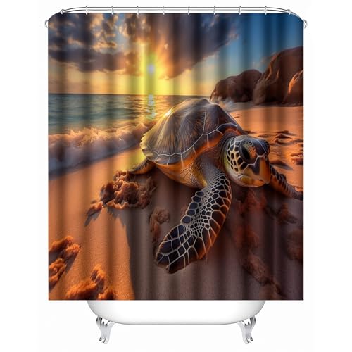 Generisch duschvorhang modern 200 x 200 cm Meeresküste Meeresschildkröte duschvorhang schwarz weiß Modernes wasserfestes Sichtschutz Tuch für Gästeapartment oder Ferienzimmer MY926 Generisch duschvorhang modern 200 x 200 cm Meeresküste Meeresschildkröte duschvorhang schwarz weiß Modernes wasserfestes Sichtschutz Tuch für Gästeapartment oder Ferienzimmer MY926 von Generisch