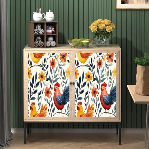 Generisch selbstklebende tapete 44wX100Lcm Hahnblume selbstklebende tapete blumen Selbstklebendes Wanddekor für Wohnzimmer oder Schlafzimmer – langlebig, modern und rückstandsfrei EBZ9-263685 von Generisch