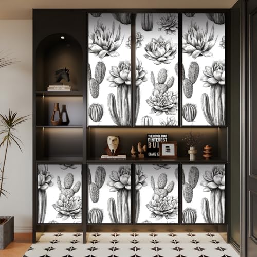 Generisch tapete schlafzimmer 44wX300Lcm Schwarz-weißer Kaktus vliestapete beige Selbstklebende Wandverkleidung für kreative Raumideen – perfekt für Wohnräume oder Ateliers EBZ9-260191 Generisch tapete schlafzimmer 44wX300Lcm Schwarz-weißer Kaktus vliestapete beige Selbstklebende Wandverkleidung für kreative Raumideen – perfekt für Wohnräume oder Ateliers EBZ9-260191 von Generisch