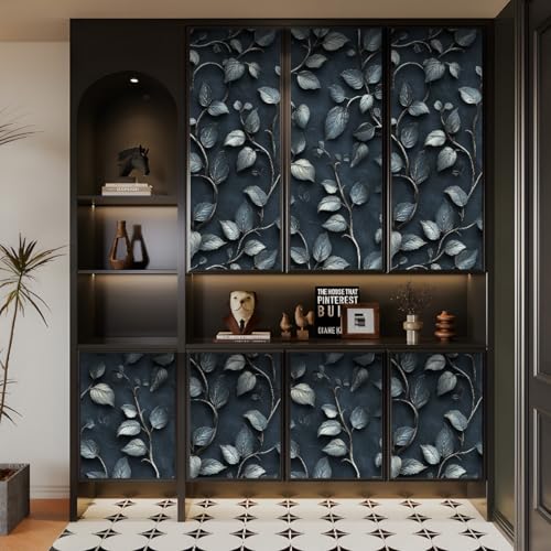 Generisch tapete selbstklebend 44wX1000Lcm Dreidimensionale Ranken tapete steinoptik Modernes Wanddesign für Arbeitszimmer oder Home Office – selbstklebend und rückstandslos entfernbar EBZ9-262970 von Generisch