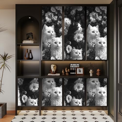 Generisch tapete selbstklebend 44wX300Lcm Weiße Blüten tapetenkleister vliestapete Hochwertiges Wandbild für Mietwohnungen – ideal zur schnellen Raumgestaltung ohne Bohren EBZ9-260406 von Generisch