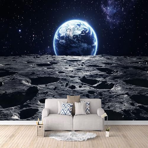 Generisch tapete vintage 400x280cm Fremde Erde vintage tapete Großformatiges 3D Wandbild auf Canvas ohne Kleberückseite, perfekt für Wohnwand EB24-10337 von Generisch