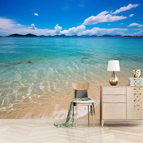 Generisch tapete vintage 400x280cm Schöner Strand vintage tapete Großformatiges 3D Wandbild auf Canvas ohne Kleberückseite, perfekt für Wohnwand EB24-1956 Generisch tapete vintage 400x280cm Schöner Strand vintage tapete Großformatiges 3D Wandbild auf Canvas ohne Kleberückseite, perfekt für Wohnwand EB24-1956 von Generisch