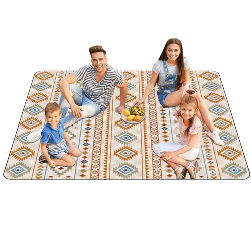 Generisch wasserdichte Picknickdecke - Picknickunterlage Terrasse Teppich | Schnelltrocknende Unterlage Für Camping Wandern Garten Park Pool See Und Outdoor-Aktivitäten von Generisch