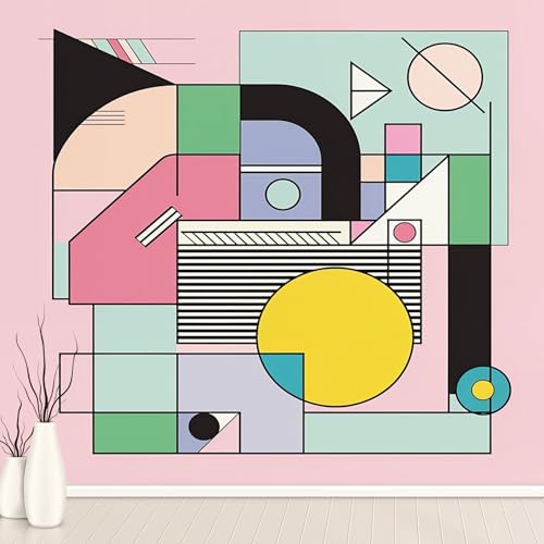Geo Motiv Nordic Tapete Selbstklebende Fototapete Feinen Linien Blöcke Tapeten Nordic Moderne Bunte Wandtapete Vinyl Wasserdicht Wandaufkleber für Wohnzimmer Schlafzimmer Küchen 400x280 cm Geo Motiv Nordic Tapete Selbstklebende Fototapete Feinen Linien Blöcke Tapeten Nordic Moderne Bunte Wandtapete Vinyl Wasserdicht Wandaufkleber für Wohnzimmer Schlafzimmer Küchen 400x280 cm von Generisch