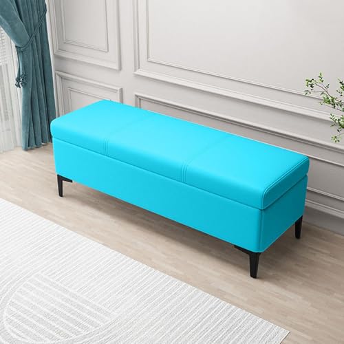 Gepolsterte Polsterbank mit Stauraum, multifunktionaler Fußhocker mit gepolstertem Sitz für Decke, Spielzeug und Schuhaufbewahrung im Wohnzimmer, Schlafzimmer oder Eingangsbereich Gepolsterte Polsterbank mit Stauraum, multifunktionaler Fußhocker mit gepolstertem Sitz für Decke, Spielzeug und Schuhaufbewahrung im Wohnzimmer, Schlafzimmer oder Eingangsbereich von Generisch