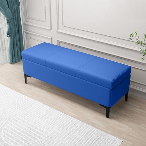 Gepolsterte Polsterbank mit Stauraum, multifunktionaler Fußhocker mit gepolstertem Sitz für Decke, Spielzeug und Schuhaufbewahrung im Wohnzimmer, Schlafzimmer oder Eingangsbereich Gepolsterte Polsterbank mit Stauraum, multifunktionaler Fußhocker mit gepolstertem Sitz für Decke, Spielzeug und Schuhaufbewahrung im Wohnzimmer, Schlafzimmer oder Eingangsbereich von Generisch
