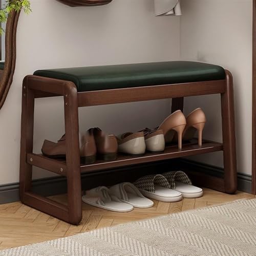 Gepolsterte Schuhbank mit gepolstertem Sitz, Holz-Eingangsbank für Wohnzimmer und Schlafzimmer, stabile Konstruktion, platzsparendes Design Gepolsterte Schuhbank mit gepolstertem Sitz, Holz-Eingangsbank für Wohnzimmer und Schlafzimmer, stabile Konstruktion, platzsparendes Design von Generisch
