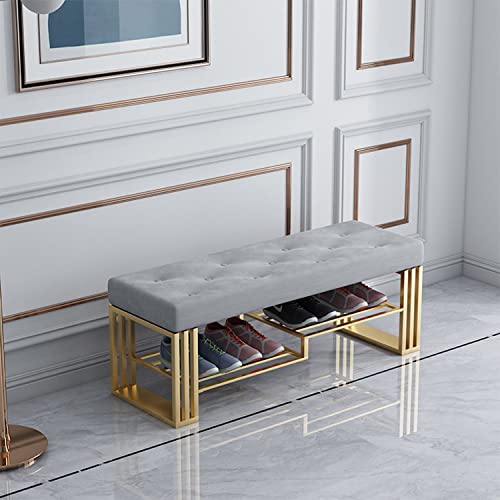 Gepolsterte Sitzbank mit Beinen, PU-Leder Ottomane für Eingangsbereich, Wohnzimmer und Fenstersitz Gepolsterte Sitzbank mit Beinen, PU-Leder Ottomane für Eingangsbereich, Wohnzimmer und Fenstersitz von Generisch