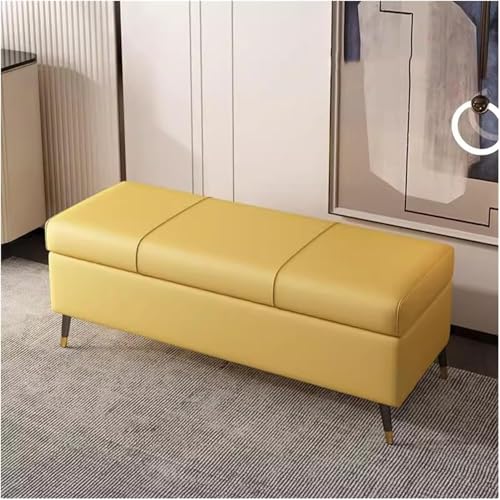 Gepolsterte Sitzbank mit Metallbeinen, stilvoll und langlebig für Wohnzimmer, Schlafzimmer oder Eingangsbereich von Generisch