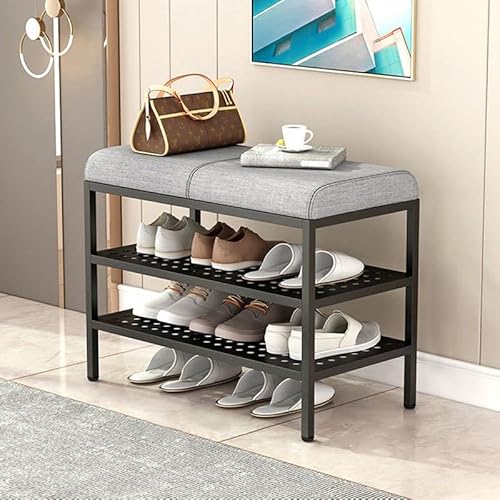 Gepolsterte Sitzbank mit gepolstertem Sitz für Eingangsbereich, Wohnzimmer, Flur – Organisieren Sie Schuhe und verbessern Sie die Dekoration Gepolsterte Sitzbank mit gepolstertem Sitz für Eingangsbereich, Wohnzimmer, Flur – Organisieren Sie Schuhe und verbessern Sie die Dekoration von Generisch