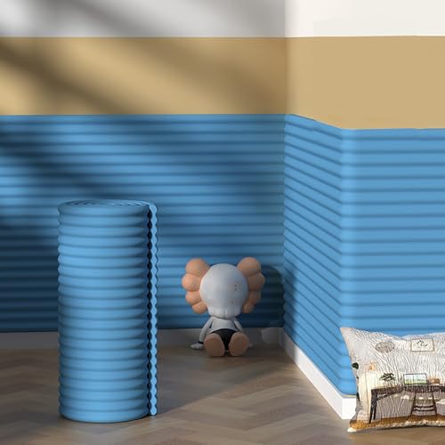 Gepolsterte Wandpaneele, selbstklebend, 3D-Anti-Kollisionspolsterung für Kinder, DIY-Kopfteil zum Abziehen und Aufkleben, Kopfteil für Schlafzimmer und Kinderzimmer, B 60 x L 700 cm Gepolsterte Wandpaneele, selbstklebend, 3D-Anti-Kollisionspolsterung für Kinder, DIY-Kopfteil zum Abziehen und Aufkleben, Kopfteil für Schlafzimmer und Kinderzimmer, B 60 x L 700 cm von Generisch