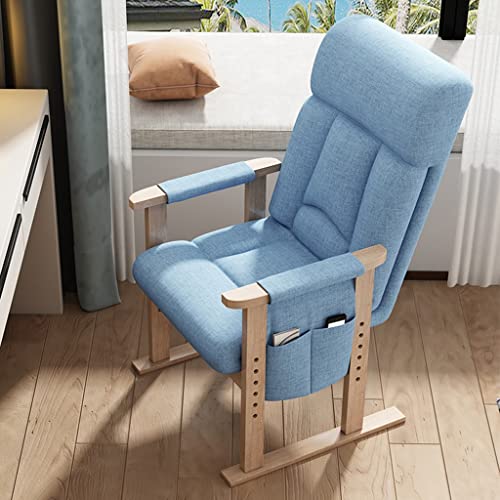 Gepolsterter Freizeit-Sofasessel mit Armlehnen und Seitentaschen, bequemes Stahlrahmen-Design für Entspannung im Innenbereich im Schlafzimmer oder Wohnheim von Generisch
