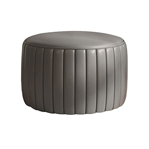 Gepolsterter Fußhocker Beistelltisch für Wohnzimmer & Schlafzimmer – Lederhocker Sitz für Sofa & Schminktisch Stilvoller Schuhwechselhocker Verschleißfestes Design von Generisch