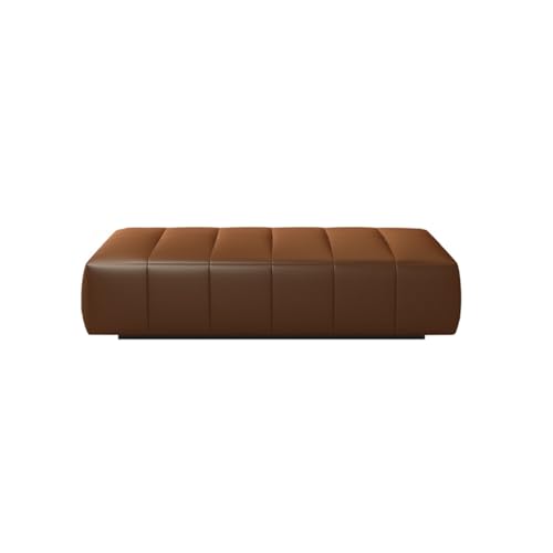 Gepolsterter Fußhocker für Bett, moderne Eingangsbank, gepolsterter Ottomanensitz, stilvolle Wohnkultur, Schuhbank für Schlafzimmer, Wohnzimmer, Wartezimmer, 100 x 50 x 40 cm von Generisch