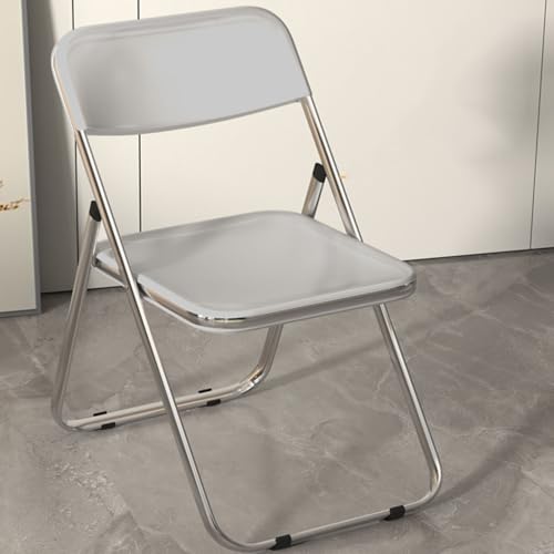 Gepolsterter Klappstuhl – Grau – Komfortables und langlebiges Design für Home Office oder Outdoor von Generisch