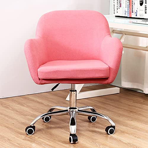 Gepolsterter ergonomischer Schreibtischstuhl mit Armlehne, höhenverstellbar, Drehfunktion, Arbeitszimmerstuhl für Home Office von Generisch