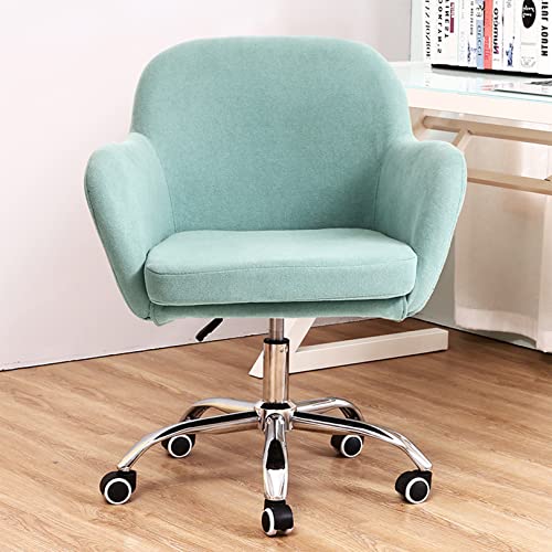 Gepolsterter ergonomischer Schreibtischstuhl mit Armlehne, höhenverstellbar, Drehfunktion, Arbeitszimmerstuhl für Home Office von Generisch