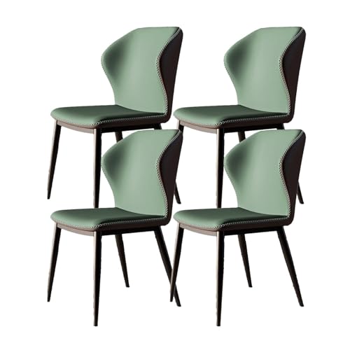 Gepolstertes Esszimmerstuhl-Set, Mitte des Jahrhunderts, moderne hohe Rückenlehne, bequemes und stilvolles Design für Esszimmer oder Küche von Generisch