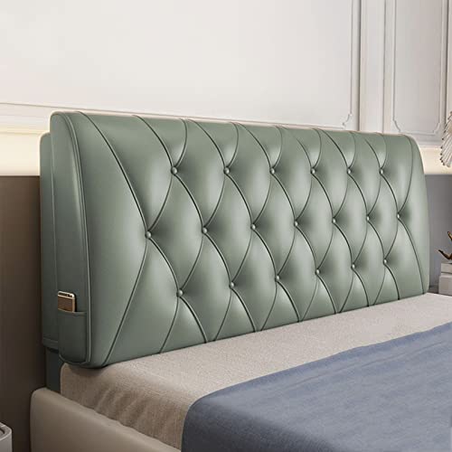 Gepolstertes Kopfteil in voller Größe, weiches Kunstleder, stützender Kissenbezug, 120 cm, stilvolle Schlafzimmerdekoration, modernes Design, einfach zu installieren, Heimmöbel Gepolstertes Kopfteil in voller Größe, weiches Kunstleder, stützender Kissenbezug, 120 cm, stilvolle Schlafzimmerdekoration, modernes Design, einfach zu installieren, Heimmöbel von Generisch