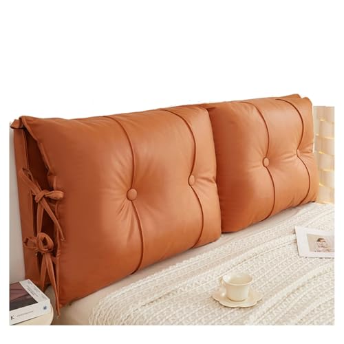 Gepolstertes Kopfteil zur Wandmontage mit abnehmbaren Lesekissen, Nachttischstützkissen für Schlafzimmer, 160 x 60 cm, Tagesbett-Wandpaneele von Generisch