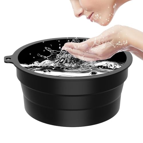 Gesichtsbadewanne – Faltbare Silikon-Waschschüssel, Kühlwanne | Integriertes Tablett mit Kaltkompresse, beruhigendes Waschbecken zur Reduzierung von Schwellungen, Hautpflegeroutine und tägliches Gesichtsbadewanne – Faltbare Silikon-Waschschüssel, Kühlwanne | Integriertes Tablett mit Kaltkompresse, beruhigendes Waschbecken zur Reduzierung von Schwellungen, Hautpflegeroutine und tägliches von Generisch