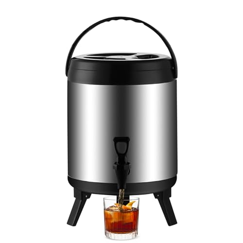 Getränkespender Partys, tragbarer isolierter Getränkekrug, Eisbehälter mit einfachem Ausgießer, langlebiges Thermo-Design, perfekt für Winter, Sommer, Reisen, LKW, Picknick Getränkespender Partys, tragbarer isolierter Getränkekrug, Eisbehälter mit einfachem Ausgießer, langlebiges Thermo-Design, perfekt für Winter, Sommer, Reisen, LKW, Picknick von Generisch
