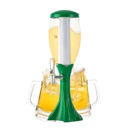 Getränketurm Zapfhahn - Getränkespender Hausbar, Spirituosenspender Eisschlauch | Kühler Getränke Dispenser, Leuchtender Turmspender Wasser, Getränketurm Für Partys Events Bier Saft Cocktails Hause von Generisch