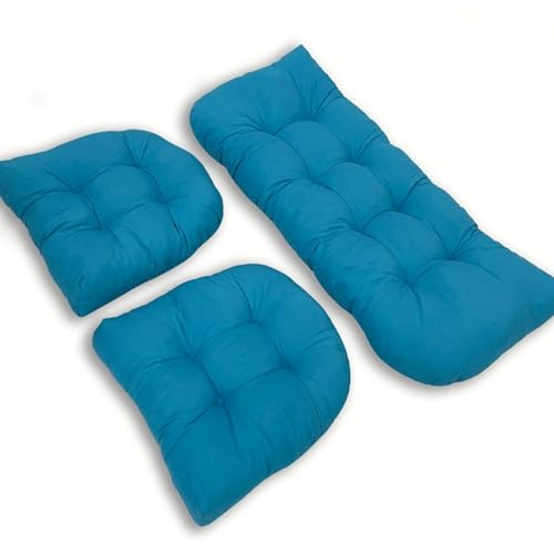 Getuftetes Korbstuhlkissen-Set, bequemer Outdoor-Sitzersatz für Zweisitzer, U-förmig, perfekt für Terrassenmöbel, Sofa und Sofa, stilvoll und langlebig Getuftetes Korbstuhlkissen-Set, bequemer Outdoor-Sitzersatz für Zweisitzer, U-förmig, perfekt für Terrassenmöbel, Sofa und Sofa, stilvoll und langlebig von Generisch