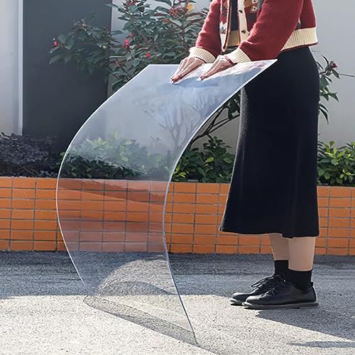 Gewächshaus Polycarbonatplatten Transparente Dachplatten für Gartenhaus Acrylglasüberdachung UV-beständige Dachabdeckung Wasserdichtes Dachmaterial 0,6 x 1 m Schuppen Dachplatten von Generisch