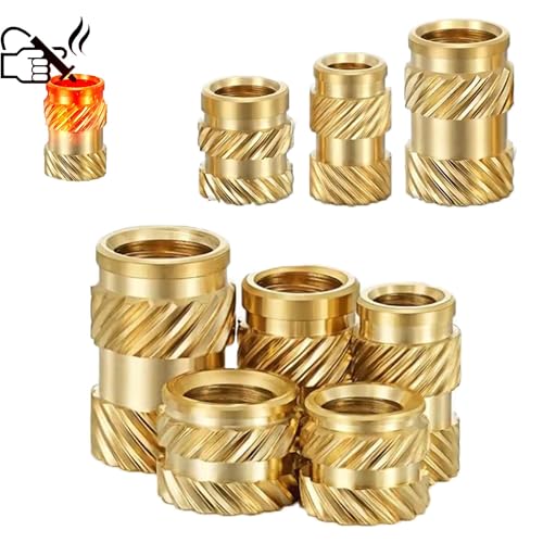 M4 x 6 x 7mm, 25 Stück Gewindeeinsatz Rändelmutter Einpressmutter Heat Set Insert 3D Drucker M4 x 6 x 7mm, 25 Stück Gewindeeinsatz Rändelmutter Einpressmutter Heat Set Insert 3D Drucker von Sea 3D