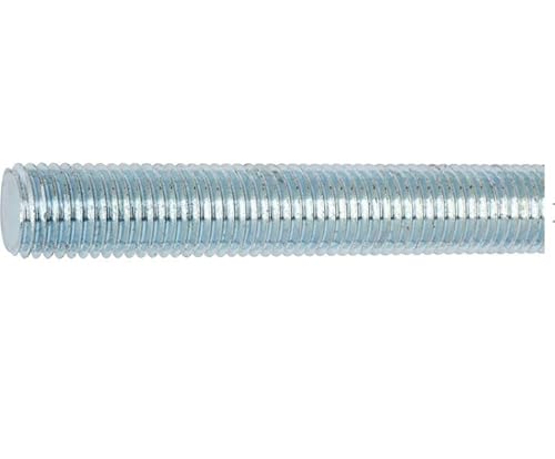 HandelHoffmann Gewindestange DIN 976-1 Stahl M18 x 1000mm Vollgewinde Metrisch verzinkt glänzend von Generisch