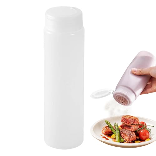 Gewürzbehälter 600ml Kunststoff Mit Streudeckel, Wiederbefüllbarer Vorratsbehälter Feuchtigkeitsbeständig, Gewürzstreuer Groß für Salz Aufbewahrung Pfeffer Zucker Küche und Camping von Generisch