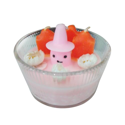 Ghost Cemetery Candles - Halloween Ghost Graveyard Candle | Scented Ghost Halloween Candle | Cowgirl Cute Ghost Candlestick | Multifunktionale Basteldekoration für Kaminsims, Nachttisch, , Ghost Cemetery Candles - Halloween Ghost Graveyard Candle | Scented Ghost Halloween Candle | Cowgirl Cute Ghost Candlestick | Multifunktionale Basteldekoration für Kaminsims, Nachttisch, , von Generisch