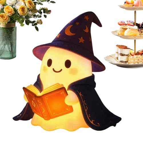 Ghost Reading Book Lampe - vielseitig, leuchtend Ghost Night Light, Light Up Ghosts Halloween Dekorationen | Scary Lesebücher Design zum Hinzufügen von Charakteren zu den Schlafzimmern, Küchen Ghost Reading Book Lampe - vielseitig, leuchtend Ghost Night Light, Light Up Ghosts Halloween Dekorationen | Scary Lesebücher Design zum Hinzufügen von Charakteren zu den Schlafzimmern, Küchen von Generisch