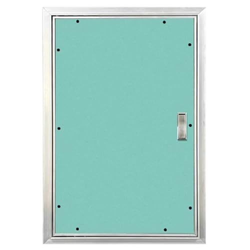 Gipskarton-Tür, eingebettete Inspektionsluke mit Aluminiumrahmen für Sanitär, Gas, Strom im Trockenbau Gipskarton-Tür, eingebettete Inspektionsluke mit Aluminiumrahmen für Sanitär, Gas, Strom im Trockenbau von Generisch