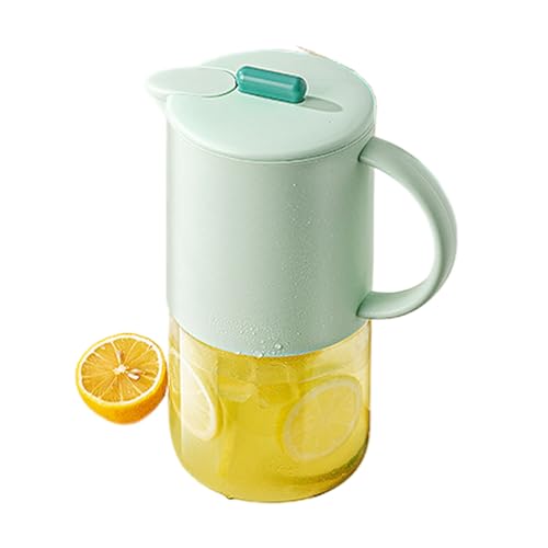 Glas Karaffe Mit Deckel,1500ml Krug | Luftdichter Behälter Für Heiße/Kalte Getränke Aufbewahrung Milch Kaffee Tee Cocktails Flüssigkeit Party - Kühlschrank Party Drink Aufbewahrung Glas Karaffe Mit Deckel,1500ml Krug | Luftdichter Behälter Für Heiße/Kalte Getränke Aufbewahrung Milch Kaffee Tee Cocktails Flüssigkeit Party - Kühlschrank Party Drink Aufbewahrung von Generisch