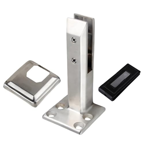 Glas-Klemmzapfen, verstellbares Design für 8–13 mm gehärtetes Glas, einfach zu installieren, Pool-Zaun-Zubehör, Edelstahl Glas-Klemmzapfen, verstellbares Design für 8–13 mm gehärtetes Glas, einfach zu installieren, Pool-Zaun-Zubehör, Edelstahl von Generisch