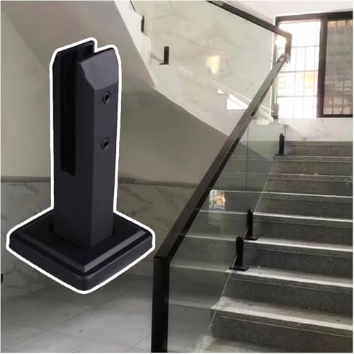Glasgeländerklemme aus 304 Edelstahl, fester Clip, 20 cm, schwarzes Treppengeländer-Zubehör, 22 Stück für den Innen- und Außenbereich, Glas-Leitplanken-Lösungen Glasgeländerklemme aus 304 Edelstahl, fester Clip, 20 cm, schwarzes Treppengeländer-Zubehör, 22 Stück für den Innen- und Außenbereich, Glas-Leitplanken-Lösungen von Generisch