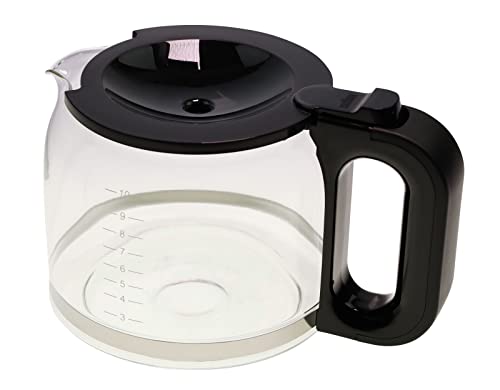 Glaskanne kompatibel mit/Ersatzteil für Braun AS00001538 KF1100 Breakfast Serie 1 Kaffeemaschine von Generisch